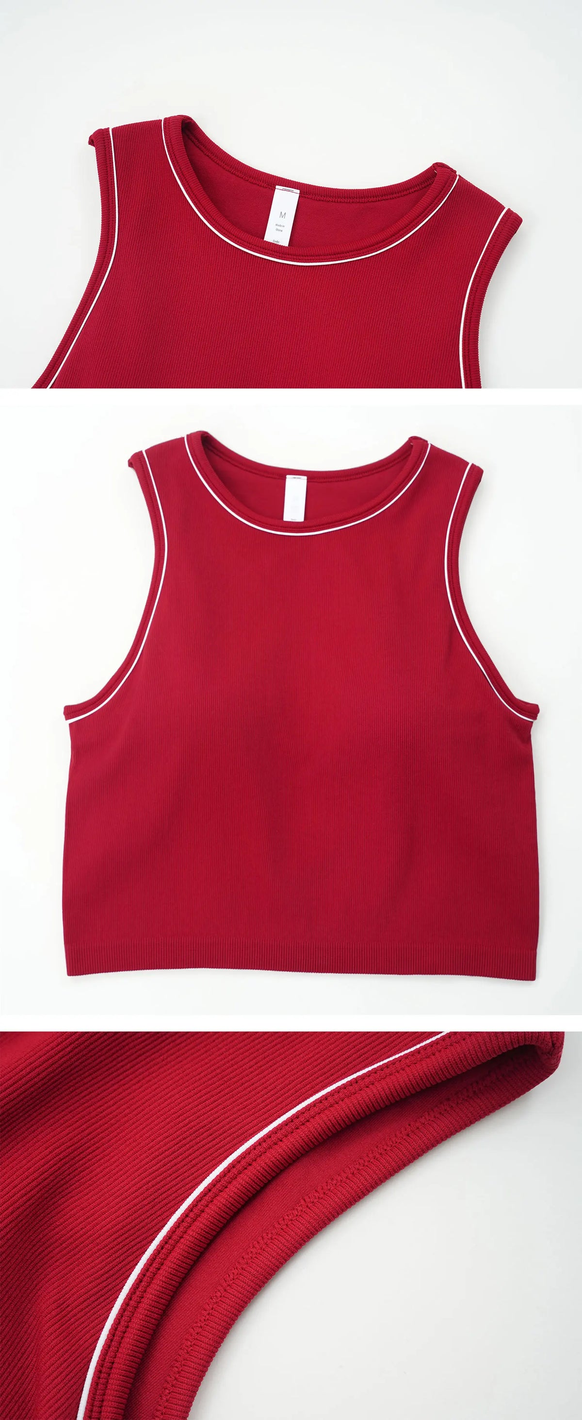 Women Yoga Vest High Elasticity Quick Drying Sleeveless Solid Sports Vest Gym Fitness Workout Athleticwear