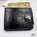 1Pcs Men's Business Wallet Men's Wallets With 100 US Dollar PatternWallet Male Leather Walet Mountaineering Bag Christmas Gifts