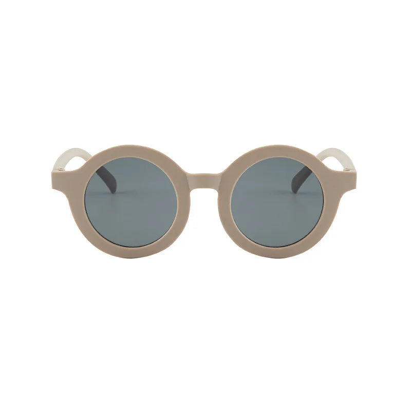 Kids Sunglasses Inset Style Round Frame Boys Girls Baby Sunglasses Children's Sun Shading Sun Protection UV400 Gafas De Sol