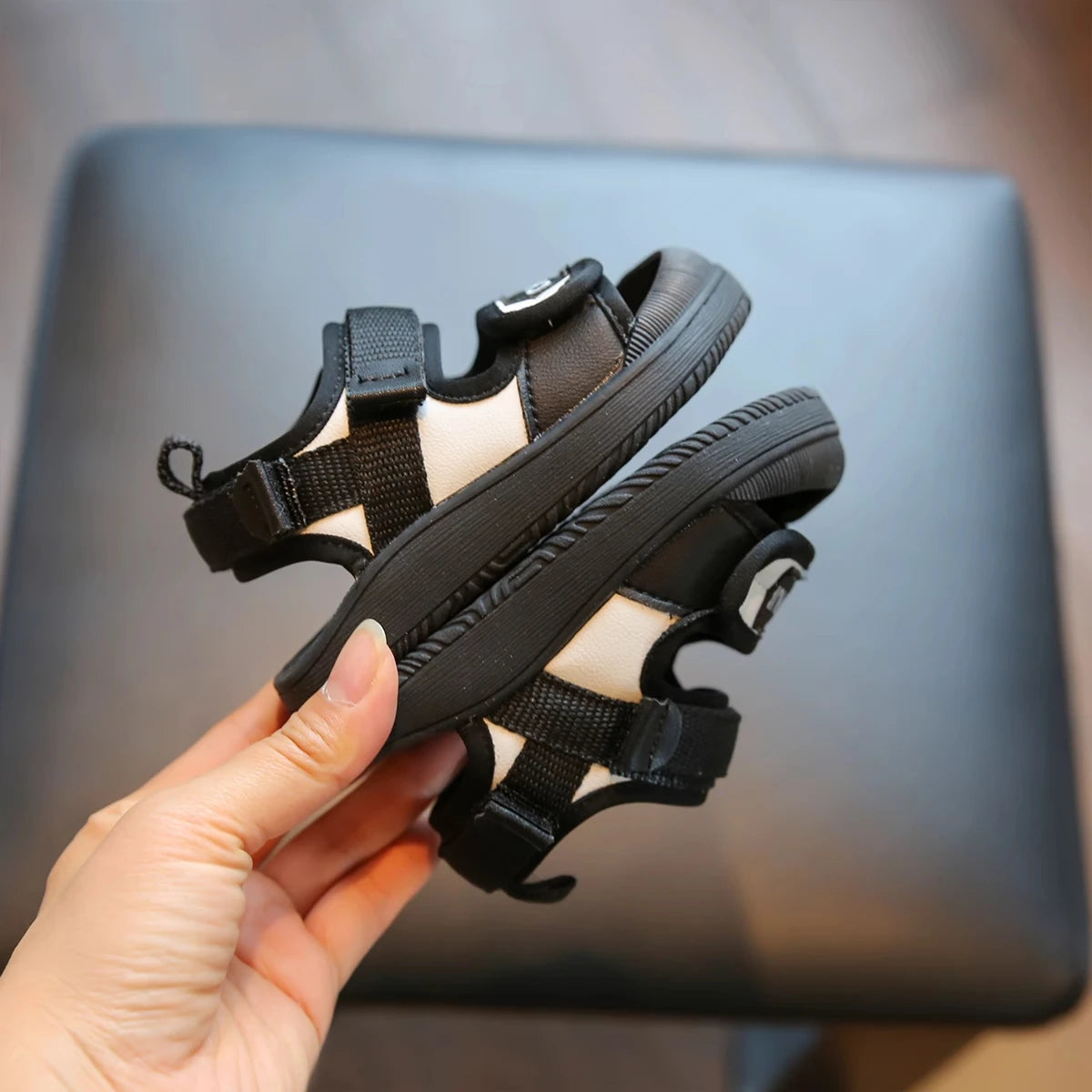 Summer style baby sandals for men and women anti slip soft soled baby and toddler walking shoes children's sports beach shoes
