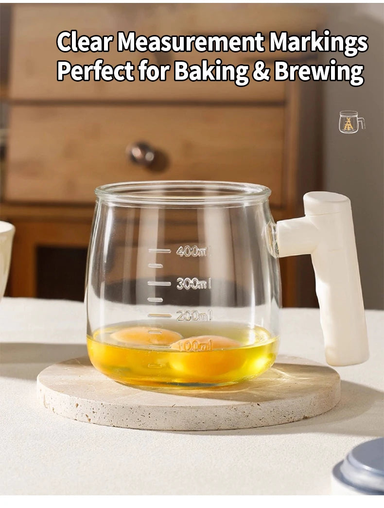 OANKR Automatic Stirring Coffee Cup Rechargeable Electric Stirring Mugs 400ml Mixing Glass Egg Cup Barista Coffee Accessories