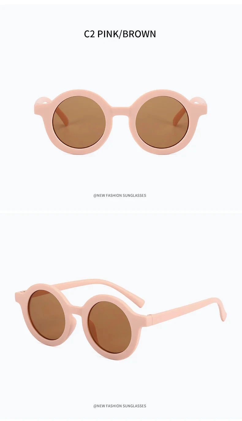 Sunglasses trendy kids Sunglasses Cute kids Sunglasses parent child frosted glasses new 1-8 year old baby decorative