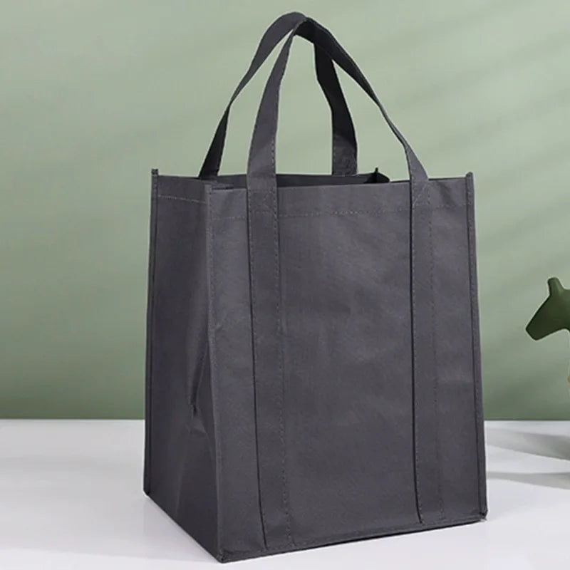 Large Capacity Non-Woven Shopping Bag Foldable Tote Bag Reusable Tote Bags Travel Outdoor Handbag Pouches Storage Organizer