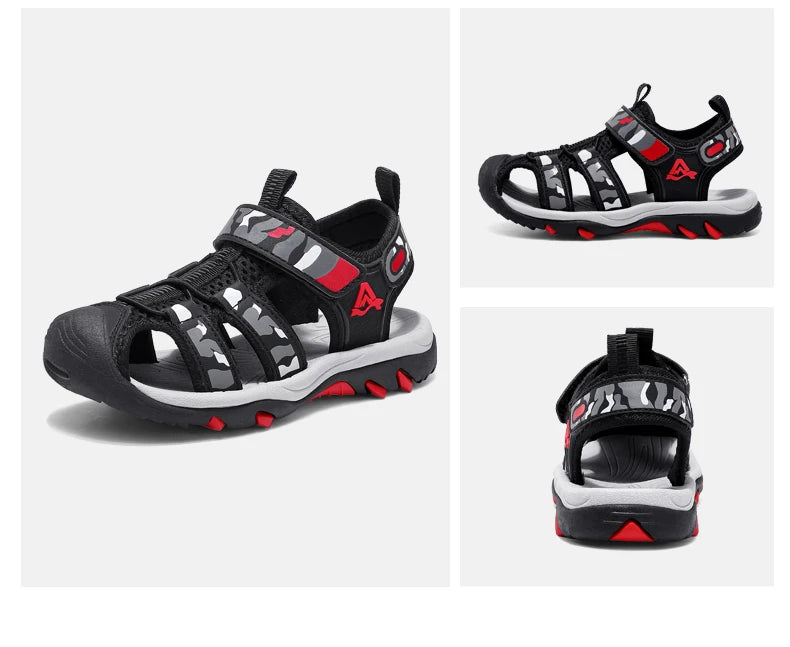 Summer Children Beach Sandals Brand Fashion Sneakers For Girls Size 28-39 Boys Footwear Kids Non-slip Sandalias Baby Shoes