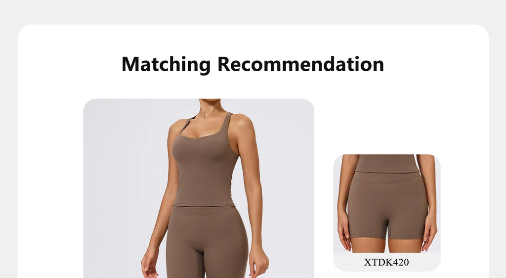 Hearuisavy Woman's Push Up Sports Vest I-Back Strap Design Gym Sportswear Breathable Quick Dry Fitness Top Running Yoga Tank Top