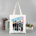 Backstreet Boys World BSB Music Band Ulzzang Shopping Bag Grocery Handbag Bolsas De Tela Tote Bolsa Shopping Bag Tote Fabric
