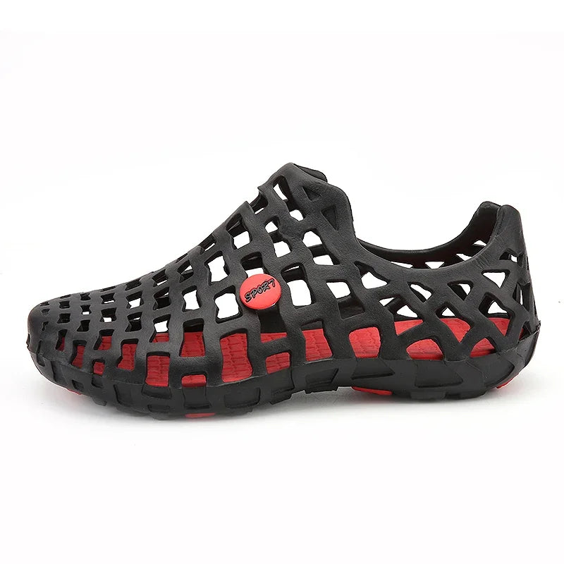 Summer Men Water Shoes Breathable Beach Sandals Upstream Water Shoes Women's Quick-drying Hollow Slippers Aqua Shoes