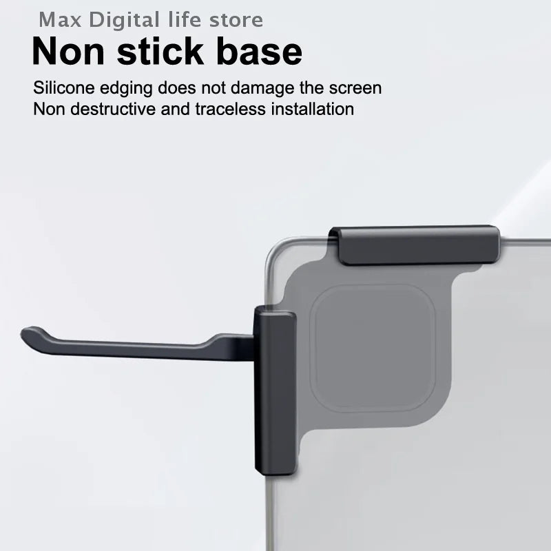 Computer Monitor Earphone Holder Clip PC Screen Headset Headphone Stand Bracket Desktop Organizer Laptop 360 Degree Rotation