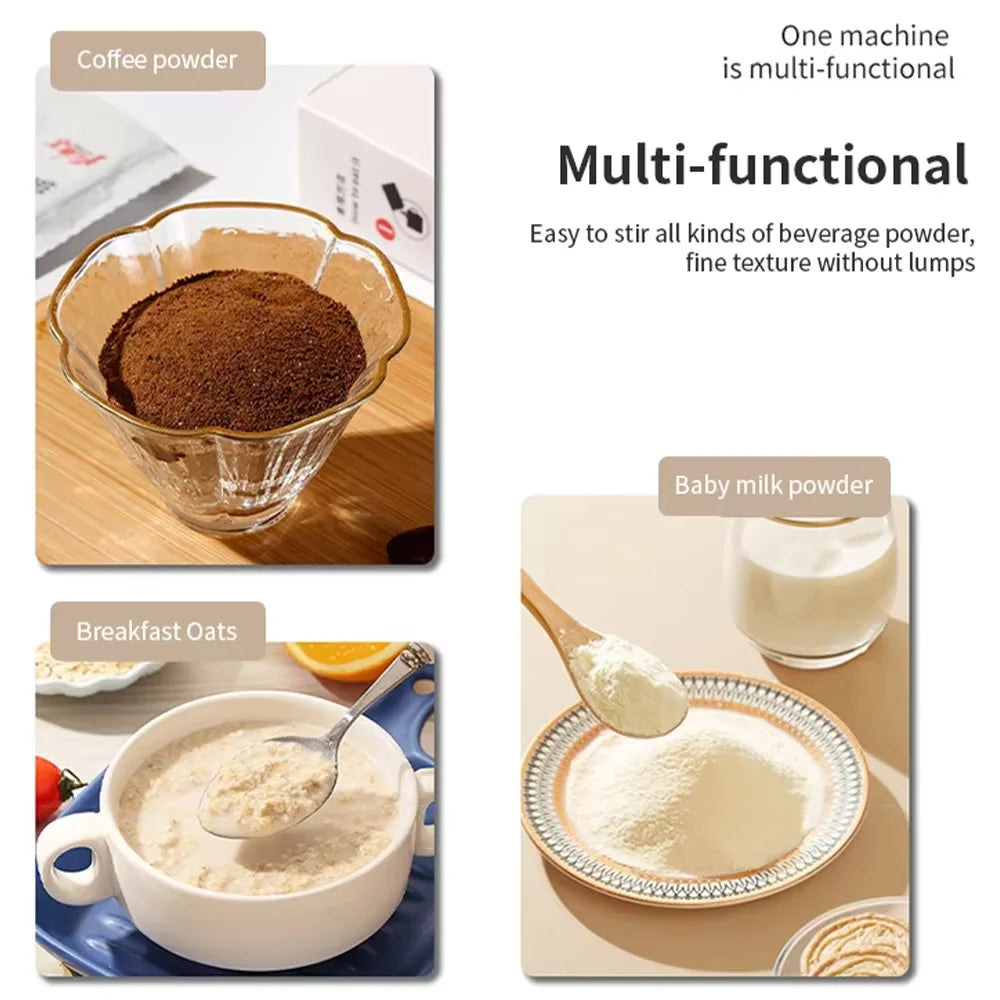 HOMEFISH Automatic Stirring Cup Rechargeable Portable Coffee Electric Stirring Stainless Steel Mixer Rotating Magnetic