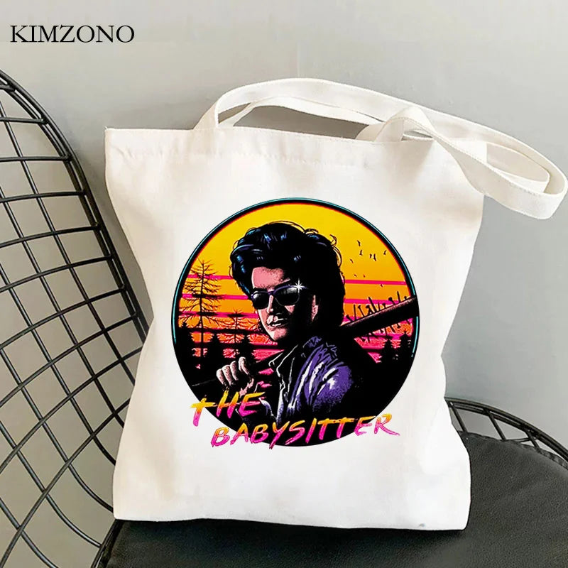 Steve Harrington shopping bag tote shopping grocery jute bag bolso shopper bag string reusable bolsas reutilizables cabas