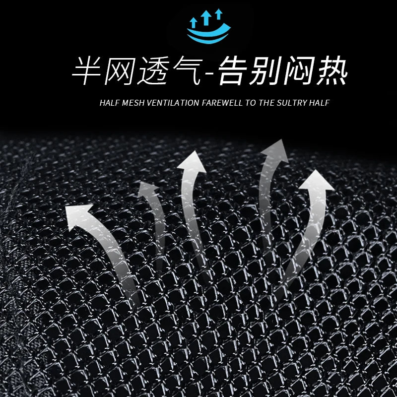 High top hat for men, sunshade and sun protection baseball cap, summer mesh breathable men's truck cap