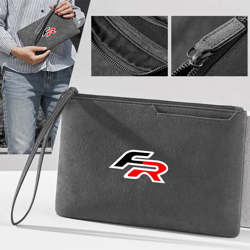 High-end Handbags Men's Mobile Phone Bags Hand-held Bags Business Envelope Bags Casual Men's Cloth Bags For Seat FR Cuper Leon