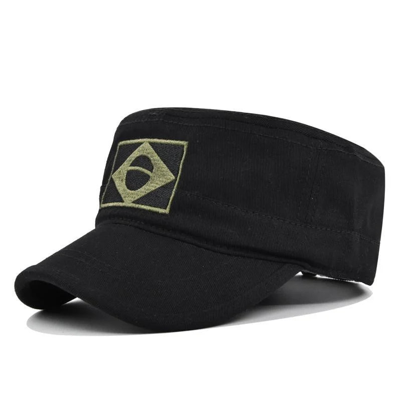 Men's Embroidered Baseball Cap Print Brazilian Flag/Casual Sports Tactical Hat Camouflage Hat Hiking Hat Fishing Hat