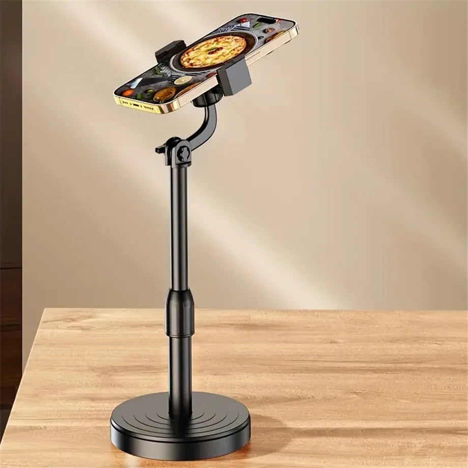 Multifunctional Mobile Phone Bracket Adjustable Height Live Broadcast Holder Telescopic Portable Phone Stand For iPhone Xiaomi