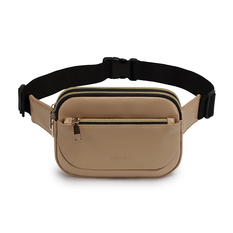 TINYAT 2025 Bohemian Lightweight Waist Bag Woman Fanny Pack Boho Crossbody Bag for Ladies Music Festival Travel Going Out