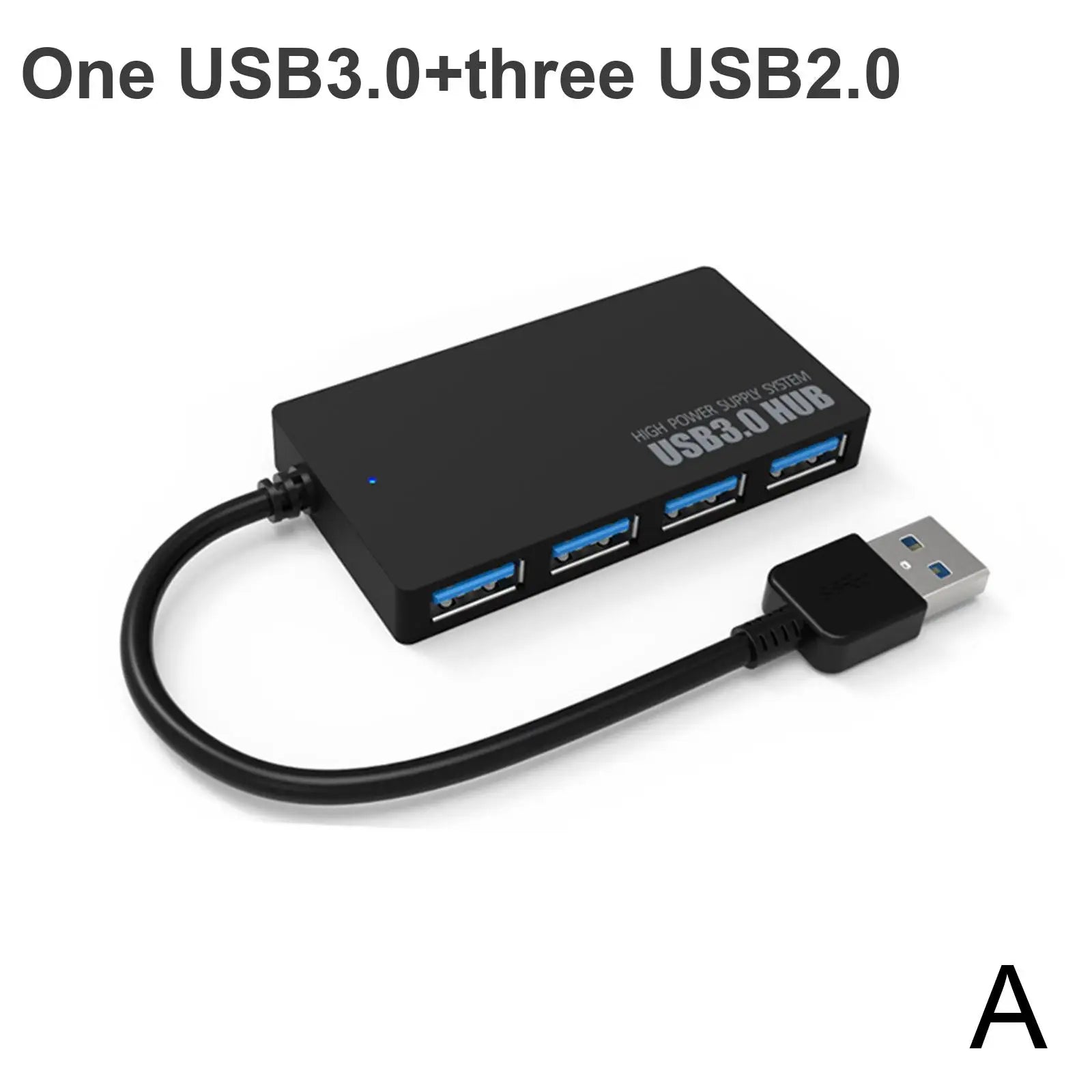 4 USB Port Hub 3.0 Multi USB Splitter3.0 2.0 For Pro PC Hub USB 3 0 Expander USB Power Adapter Pc Accessorie Y6A4