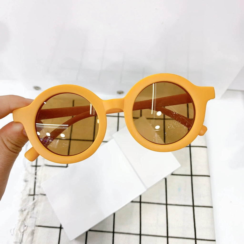 Sunglasses trendy kids Sunglasses Cute kids Sunglasses parent child frosted glasses new 1-8 year old baby decorative
