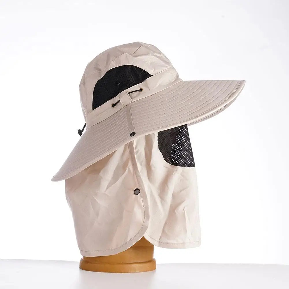Fishing Caps Summer Sun Hat For Men UV Protection Outdoor Jungle Hat Sunshade Neck Face Cover Fishmen Caps Breathable Detachable