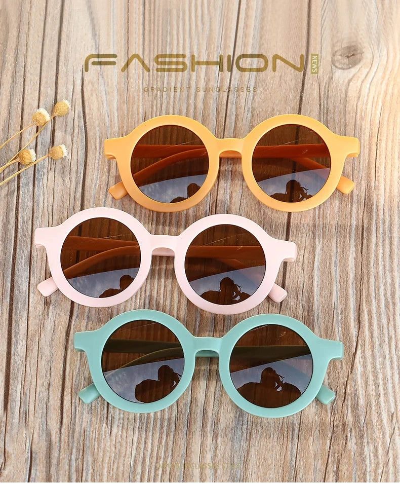 Sunglasses trendy kids Sunglasses Cute kids Sunglasses parent child frosted glasses new 1-8 year old baby decorative