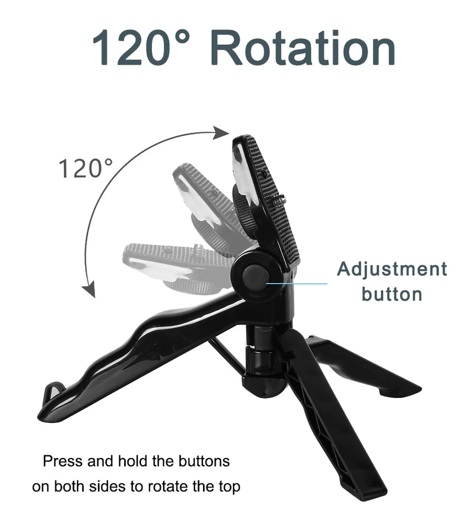 Phone Holder Photography Lighting Smartphone Video Kit Microphone LED Selfie Tripod Recording Handle Portable Stabilizer Bracket