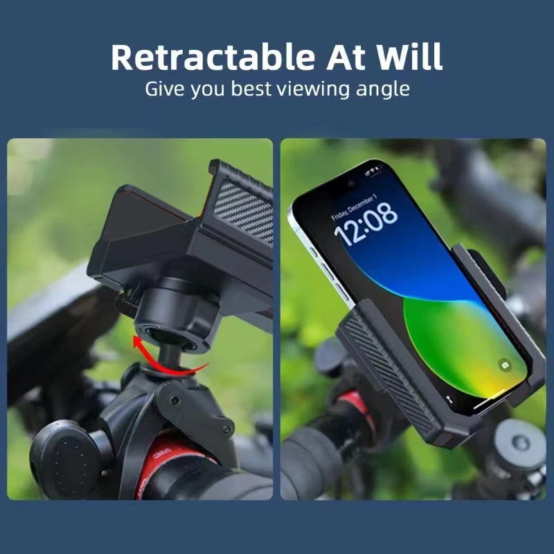 Untoom Universal Bike Phone Holder Handlebar Stand Motorcycle Bicycle Phone Mount for iPhone 15 14 Pro Max Xiaomi GPS Brackets
