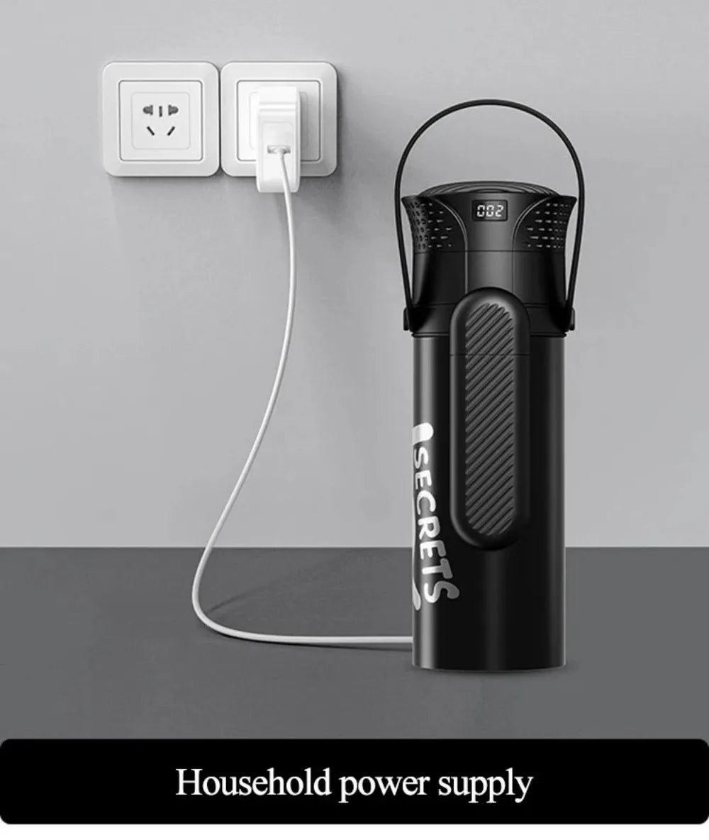 Rechargeable Insulin Refrigerated Cup Portable Design Large Capacity Medicine Refrigerator Cup LCD Digital Display