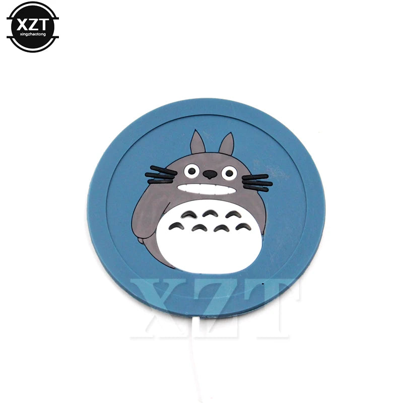 HOT 5V USB Warmer Gadget Cartoon Silicone thin Cup-Pad Coffee Tea Drink usb Heater Tray Mug Pad nice Gift Hot Drink Beverage Cup