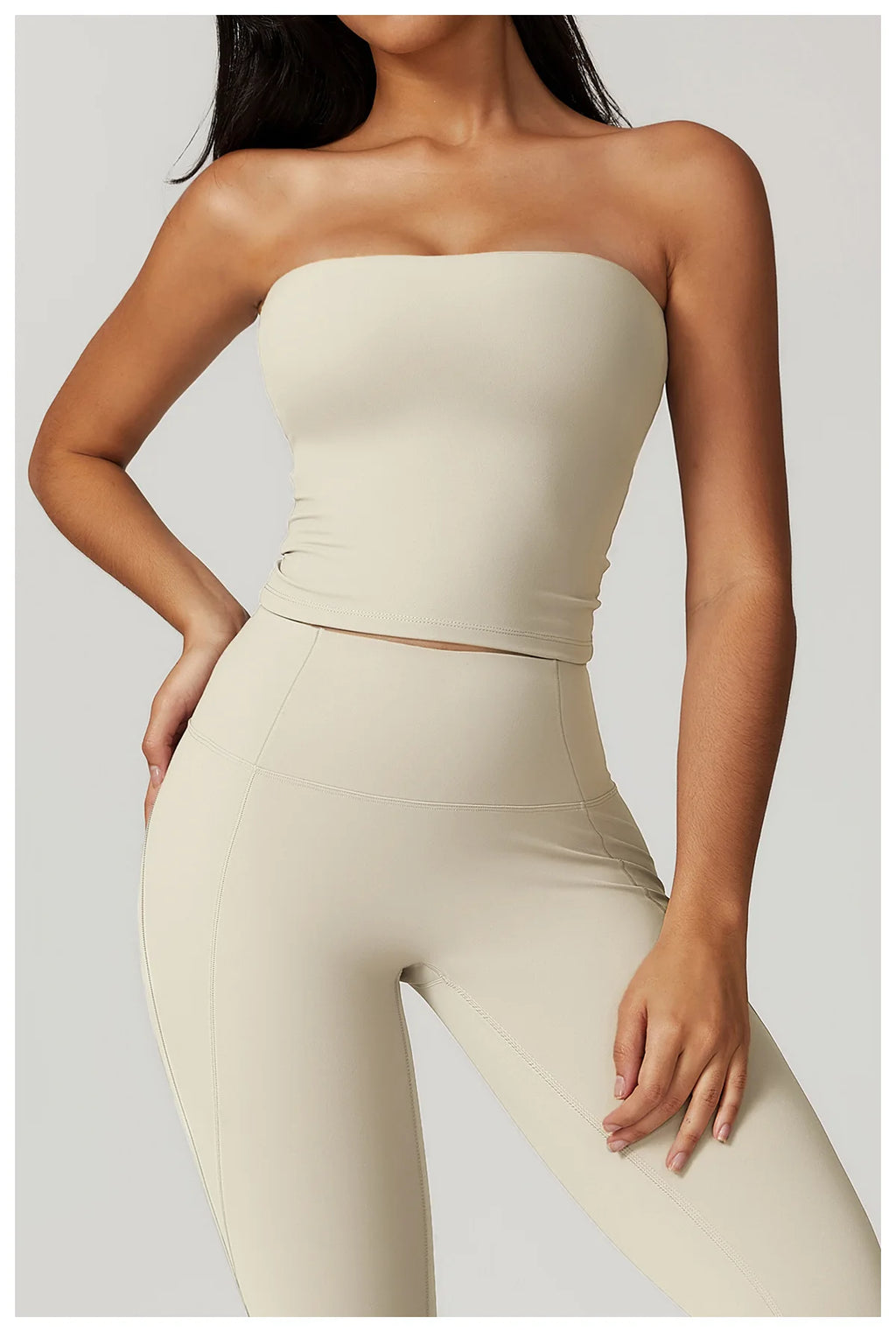 Strapless Yoga Vest for Women Sexy Beautiful Back Sports Bra for Women's Underwear Gym Shock-absorbing Quick Drying Fitness Top