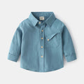 Children's Outerwear Shirt Spring and Autumn Fashion Long-sleeved Shirt Soft Casual Long-sleeved Thin Shirt
