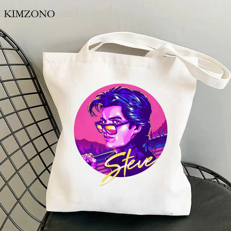 Steve Harrington shopping bag tote shopping grocery jute bag bolso shopper bag string reusable bolsas reutilizables cabas