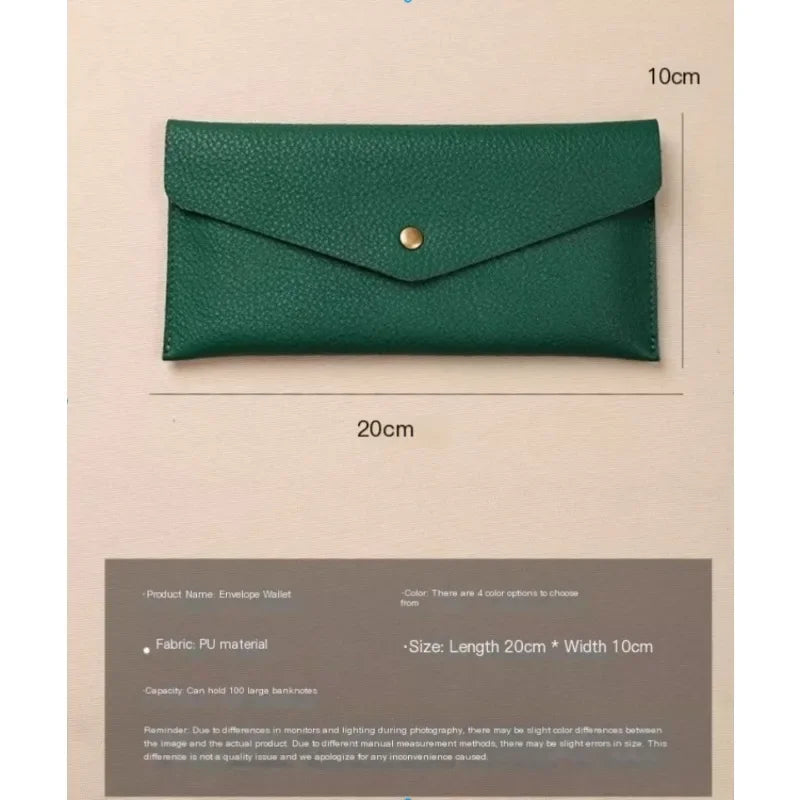Portable Women's Long Wallet with Hand Strap, Phone Organizer & Multi-Card Holder, Solid Color Fashion Bag for Daily Travel