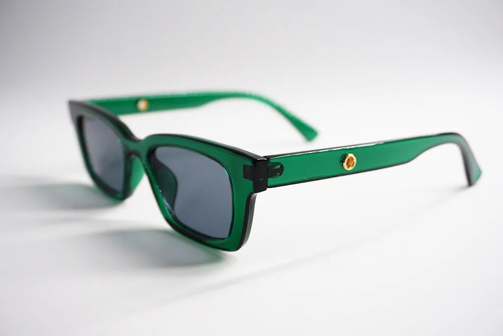 Fashion Vintage Rectangle Punk Sunglasses Women Men Personalized Retro Sun Glasses Trendy Eyewear UV400 Shades Eyeglasses