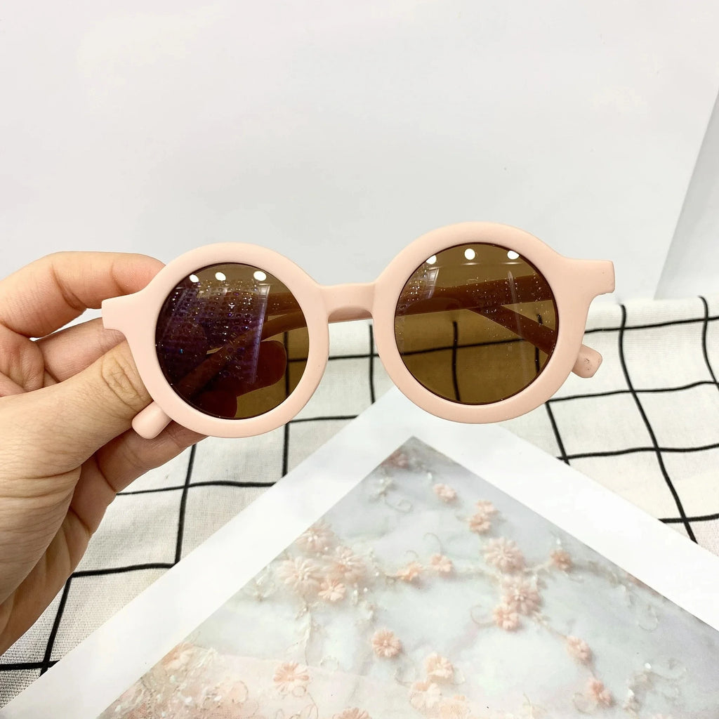 Sunglasses trendy kids Sunglasses Cute kids Sunglasses parent child frosted glasses new 1-8 year old baby decorative