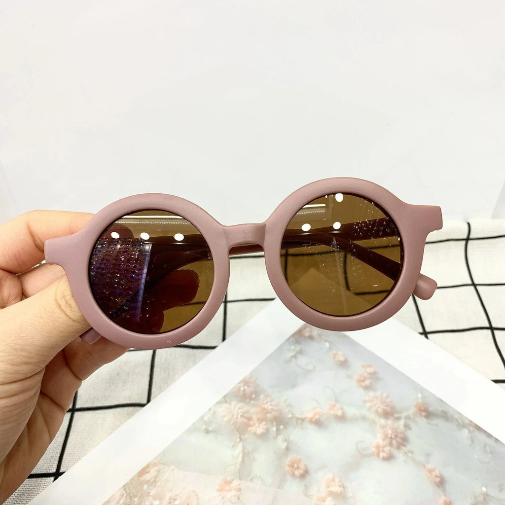 Sunglasses trendy kids Sunglasses Cute kids Sunglasses parent child frosted glasses new 1-8 year old baby decorative