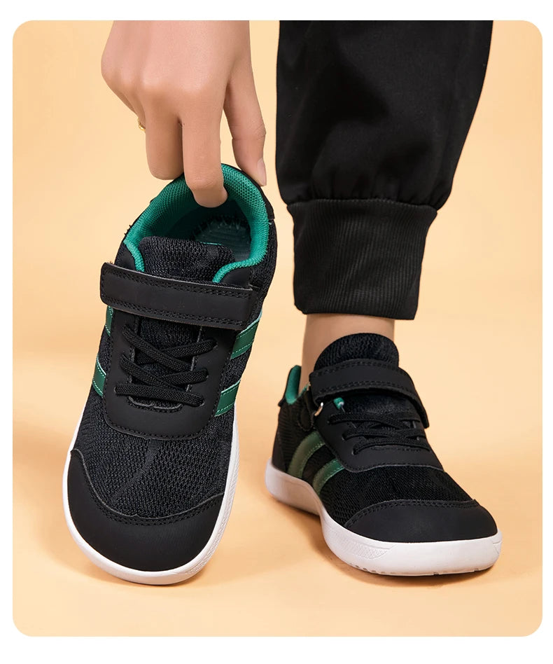 Wide Barefoot Shoes For Small/Large/Children/Simple Sports Shoes For Boys/Girls/Splay Natural/Light Sports Shoes For Girls Boys