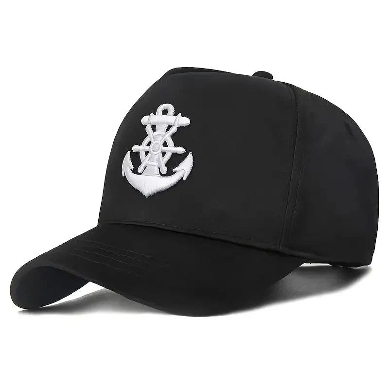 Hip Hop Baseball Caps For Men Women Cotton Anchor Embroidered Dad Hat Cotton Snapback Hip Hop Trucker Hats Outdoor Sun hats