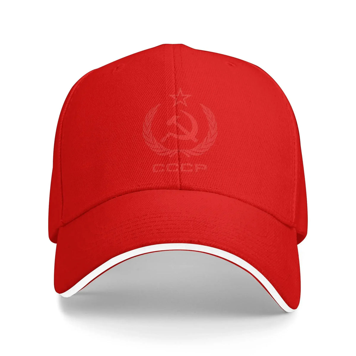 Russian USSR Soviet Union Hammer and Sickle CCCP Communist Baseball Cap Men Trucker Hat Summer Sunscreen Snapback Cap