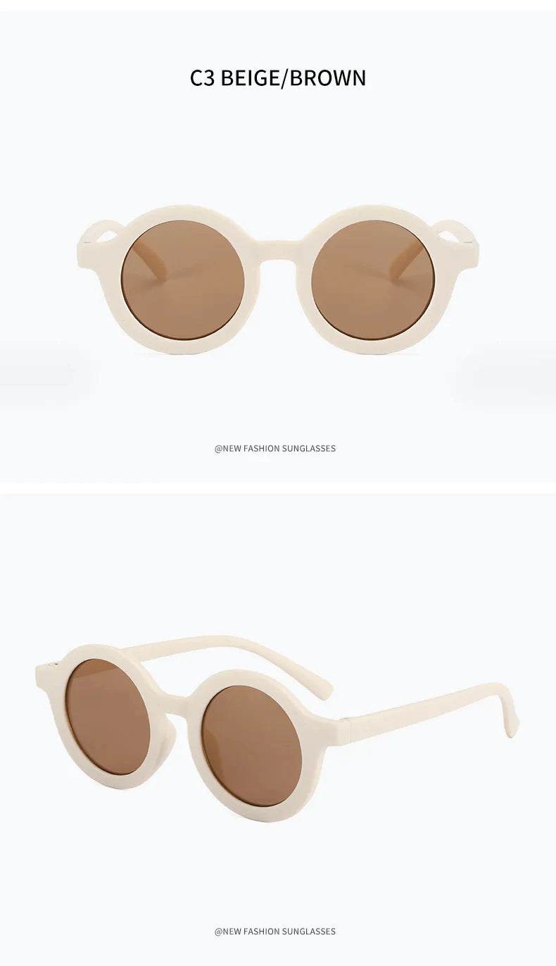 Sunglasses trendy kids Sunglasses Cute kids Sunglasses parent child frosted glasses new 1-8 year old baby decorative