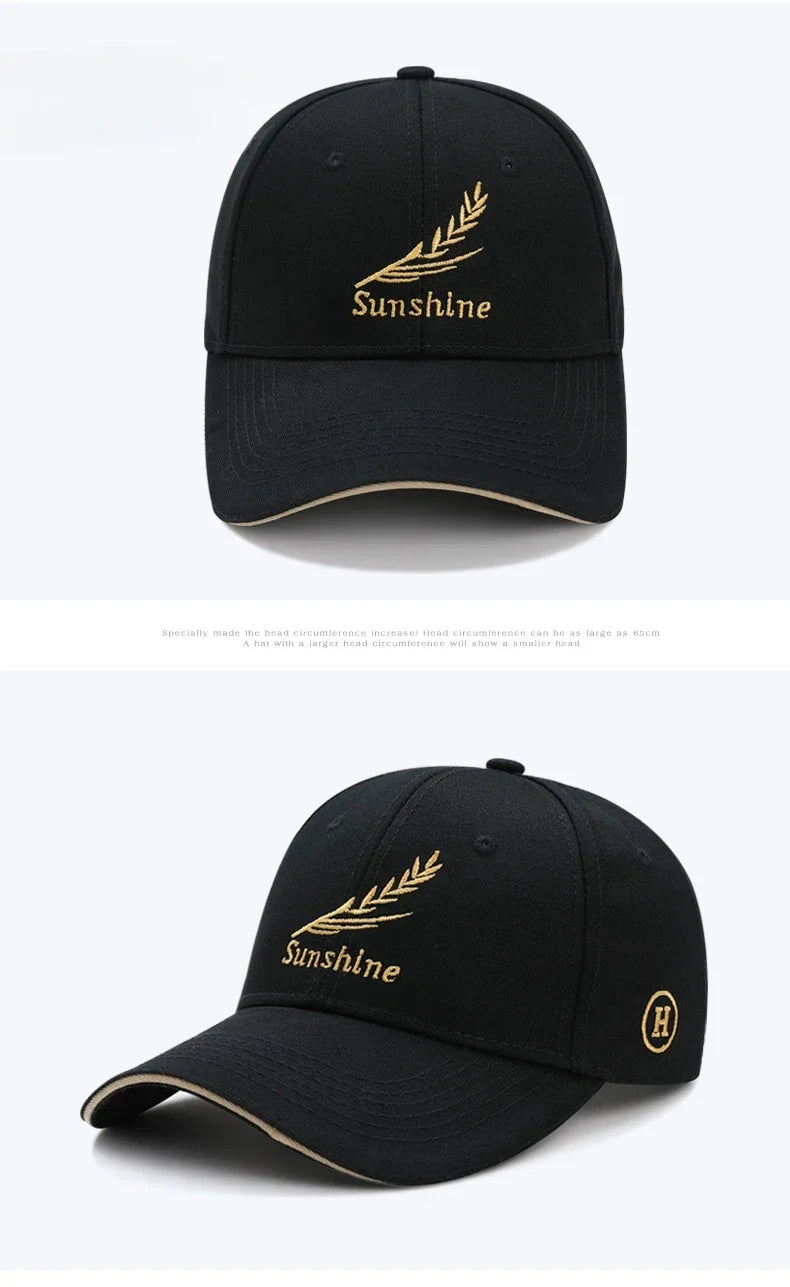 Spring and Autumn Hats for Men Korean Visors Summer Baseball Cap Sun Protection Caps Causal Breathable Outdoor Hat Mens Cap