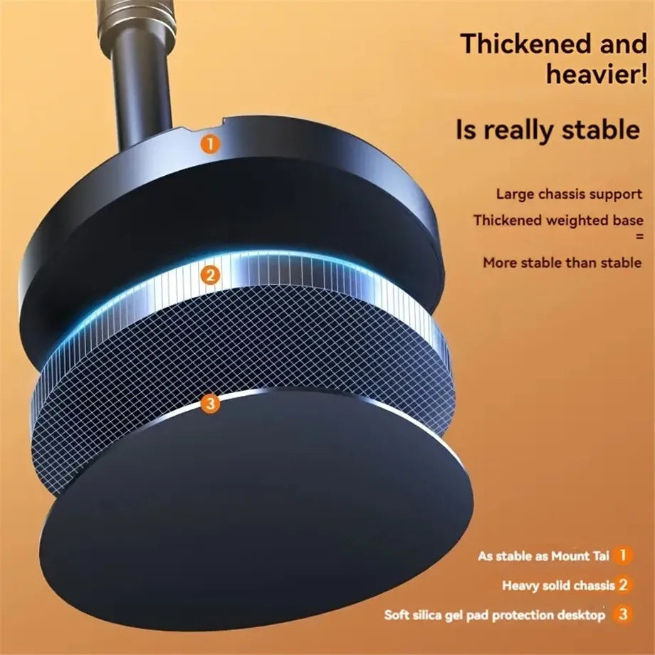 Multifunctional Mobile Phone Bracket Adjustable Height Live Broadcast Holder Telescopic Portable Phone Stand For iPhone Xiaomi