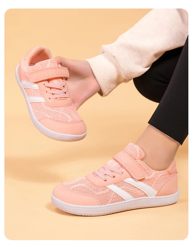 Wide Barefoot Shoes For Small/Large/Children/Simple Sports Shoes For Boys/Girls/Splay Natural/Light Sports Shoes For Girls Boys
