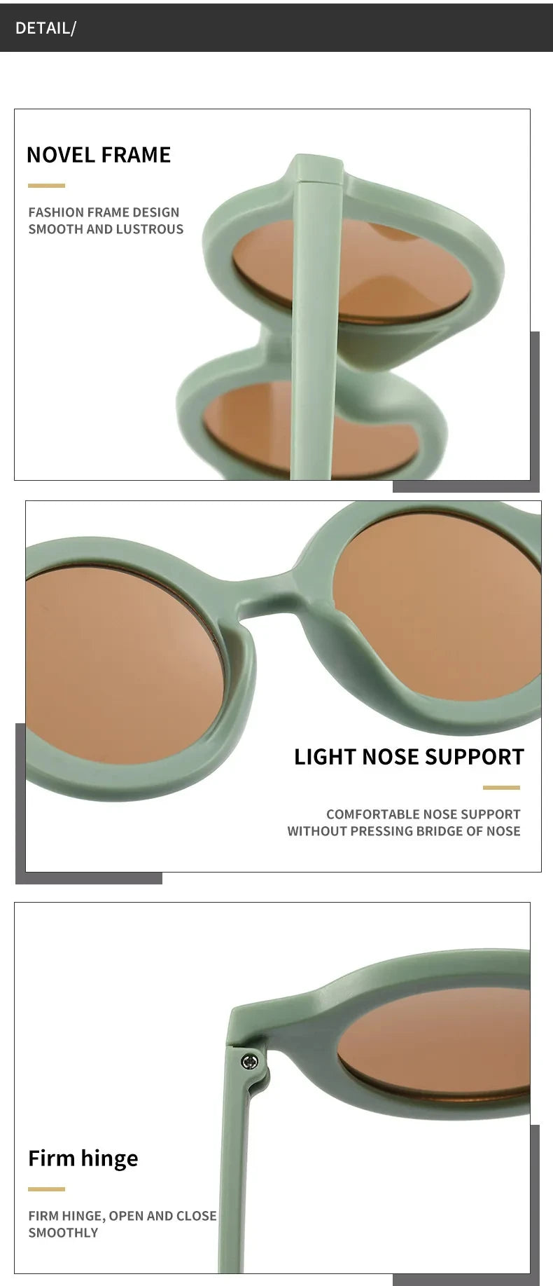 Sunglasses trendy kids Sunglasses Cute kids Sunglasses parent child frosted glasses new 1-8 year old baby decorative