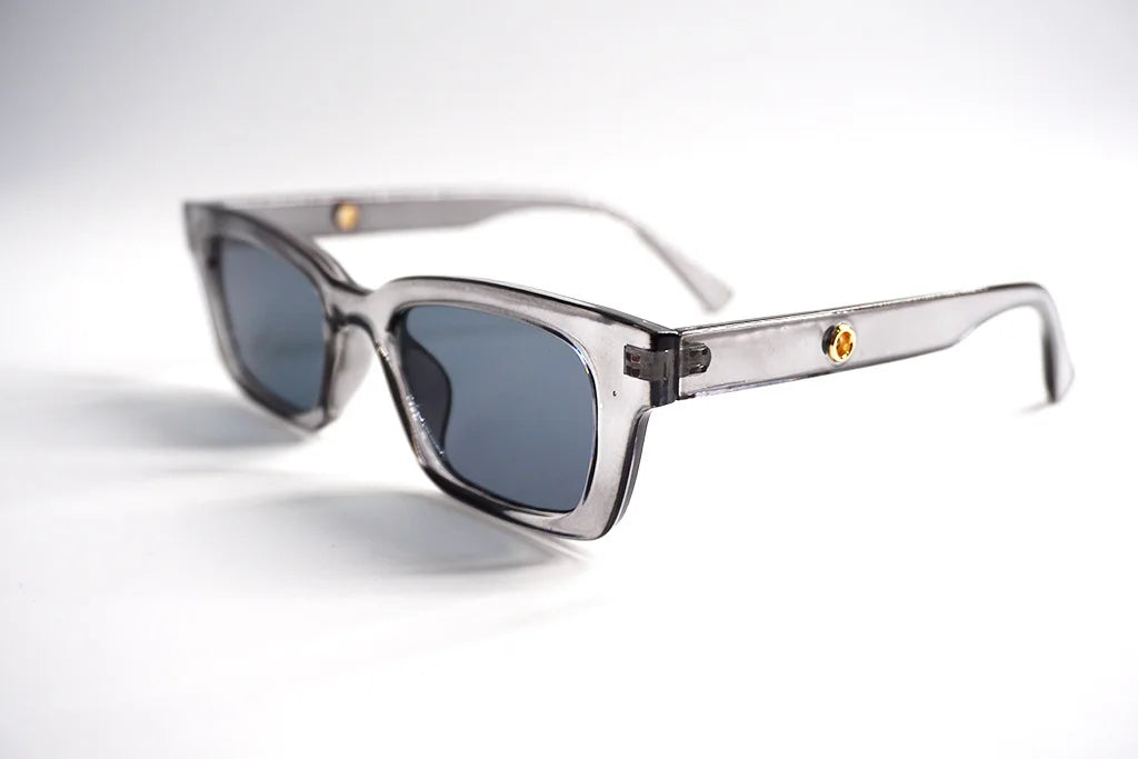 Fashion Vintage Rectangle Punk Sunglasses Women Men Personalized Retro Sun Glasses Trendy Eyewear UV400 Shades Eyeglasses