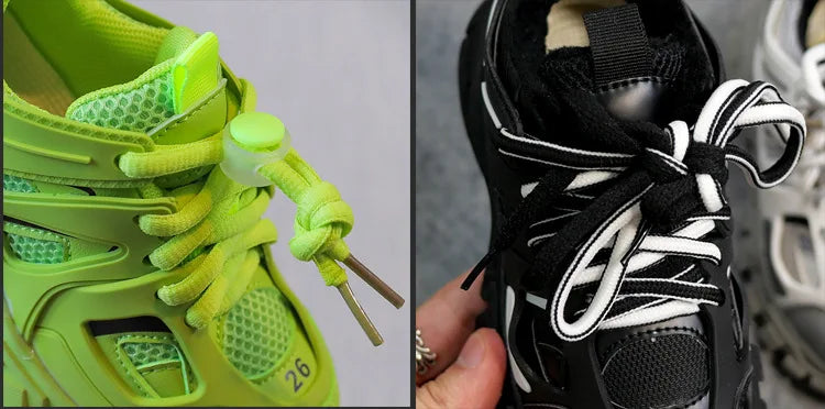 Spring Children New Sports Shoes Boys Girls Fashion Clunky Sneakers Baby Cute Candy Color Casual Shoes Kids Running Shoes