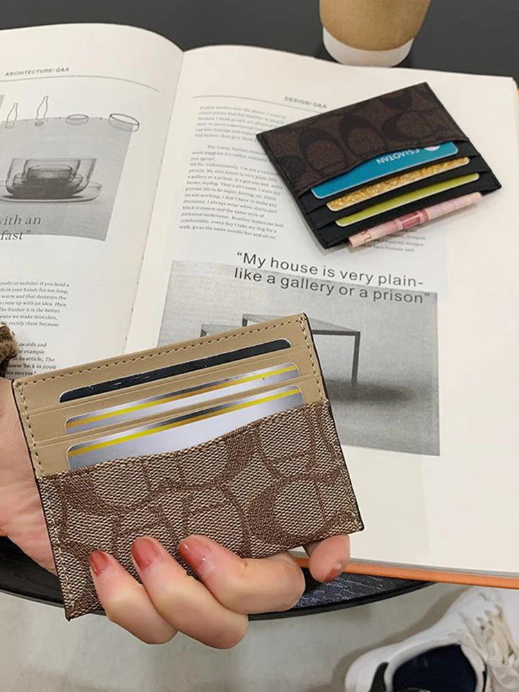Luxury Design Wallets for Women Multi-Function Card Holder PU Leather Female Small Card Bag Short Women's Pursewallets for women