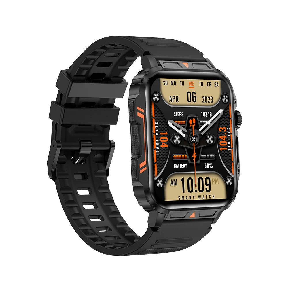 New Smartwatch 1.95 Inch Screen Health Monitoring Watches Android IOS IP68 Waterproof  Sport Fitness Smart Watch For Men Women