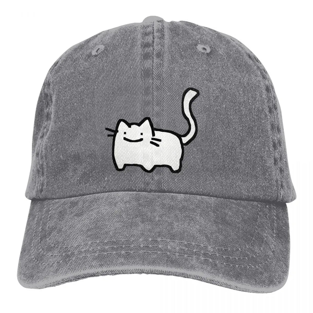 Cat Baseball Caps Peaked Cap Animal Sun Shade Hats for Men Women