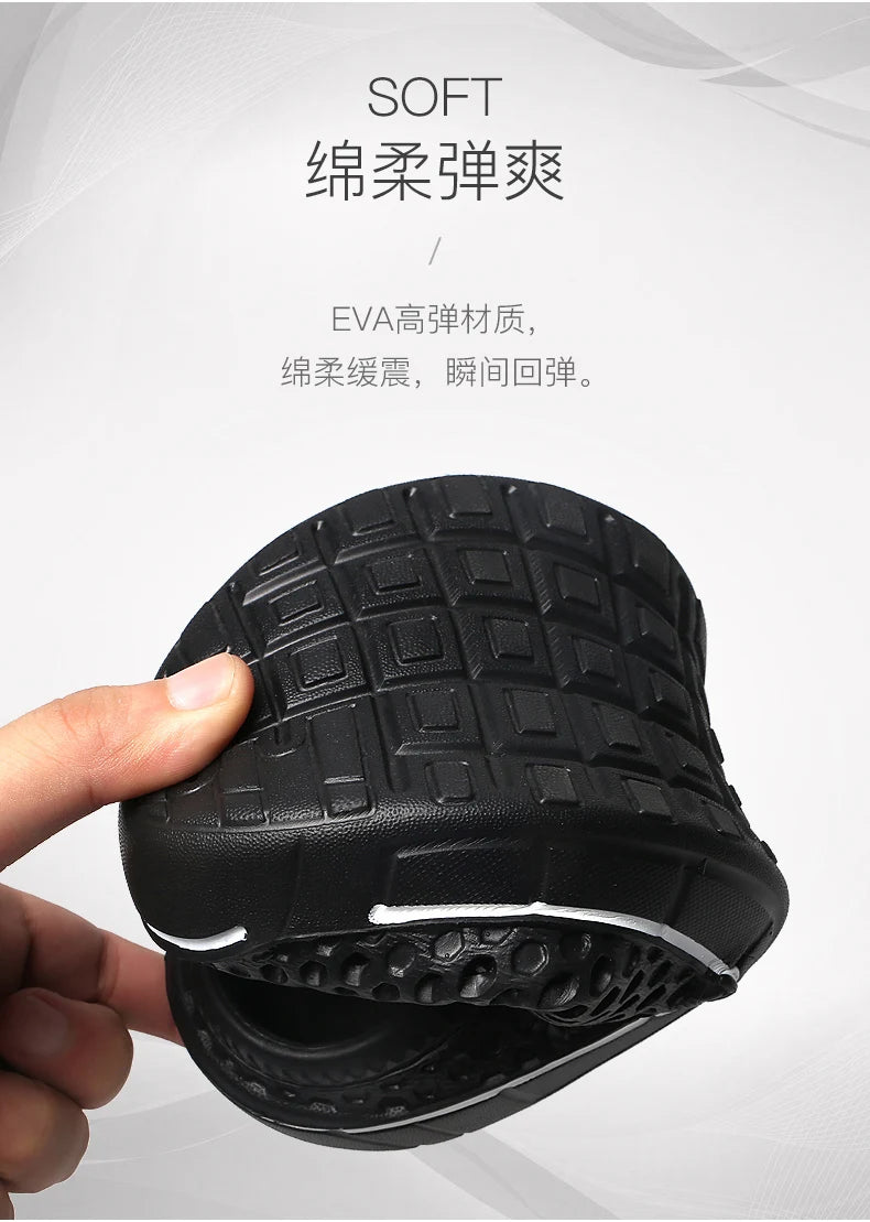 Men Sandals Summer Comfortable Outdoor Beach Shoes Men Slip on Garden Clogs Casual Water Shower Slippers Unisex Shoes