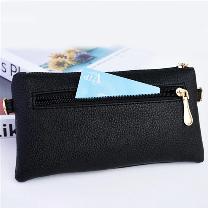 2024 Fashion Women Wallets Brand Leather Purse Long Design Pouch Handbag Coin Purse Card Holders Clutch Purse Money Clip Wallet