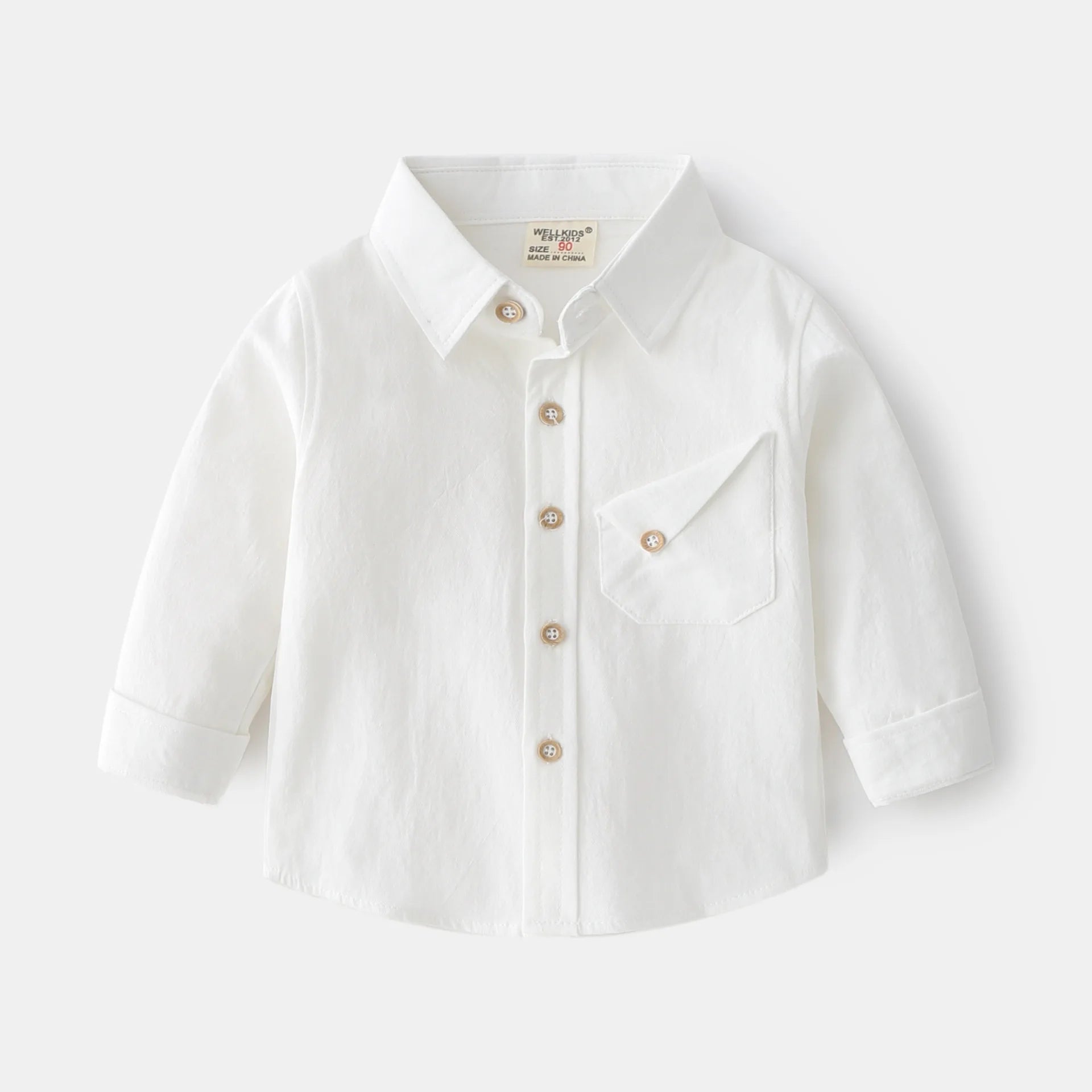 Children's Outerwear Shirt Spring and Autumn Fashion Long-sleeved Shirt Soft Casual Long-sleeved Thin Shirt